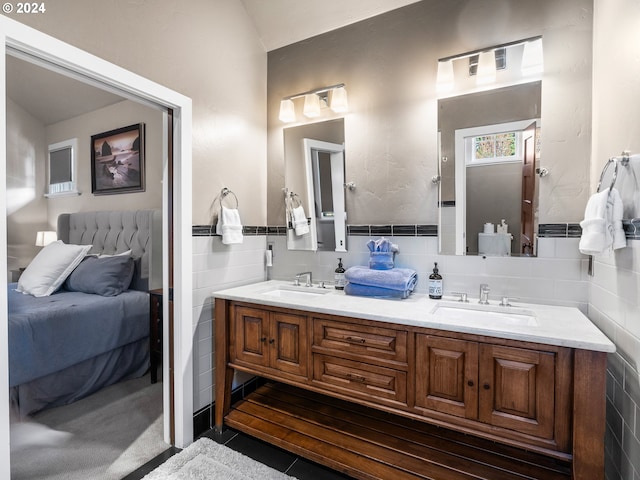 1506 NW Awbrey Rd, Bend, OR 97703 - bathroom featuring tile walls and vanity
