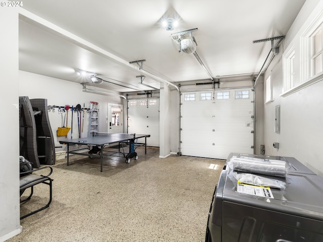 1506 NW Awbrey Rd, Bend, OR 97703 - garage featuring a garage door opener and electric panel