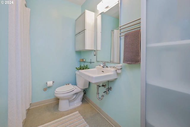 bathroom with toilet