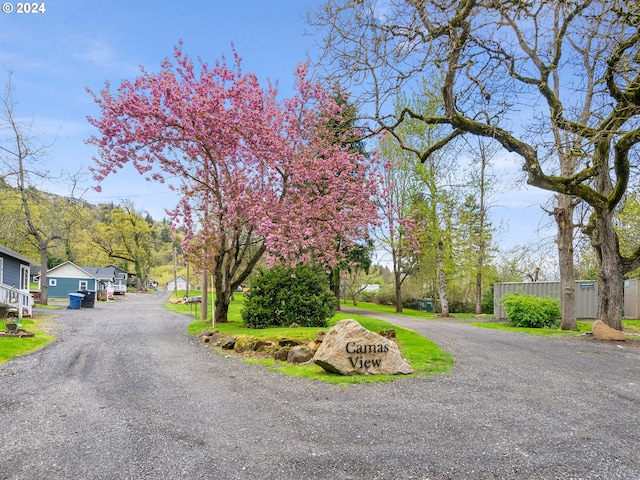 view of road