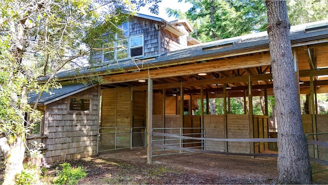 view of stable