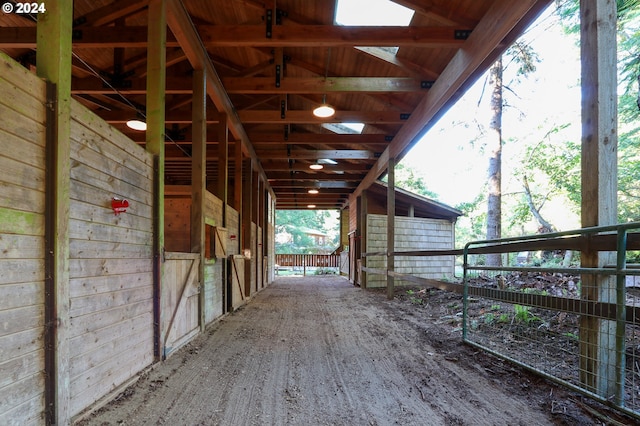 view of stable