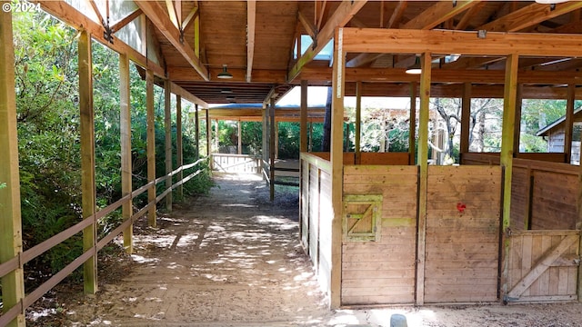 89464 Sunny Loop Ln, Bandon, OR 97411 - view of patio / terrace with an exterior structure and an outbuilding