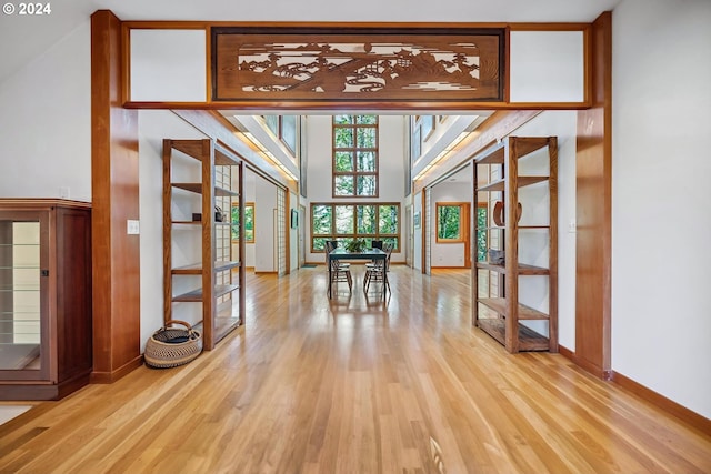 6733 NW Cornell Rd, Portland, OR 97229 - foyer featuring wood finished floors and baseboards