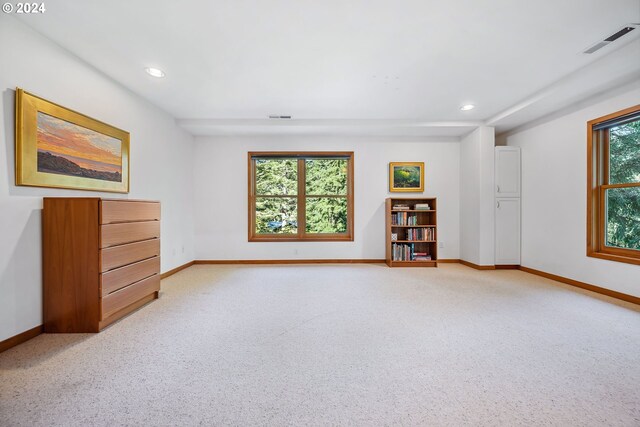 6733 NW Cornell Rd, Portland, OR 97229 - spare room with baseboards, recessed lighting, and light colored carpet