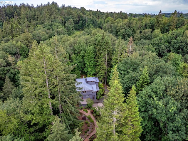 6733 NW Cornell Rd, Portland, OR 97229 - view from above of property featuring a heavily wooded area