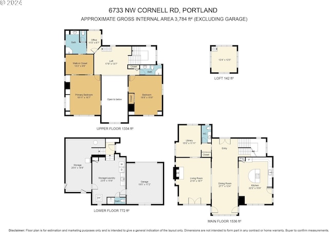 6733 NW Cornell Rd, Portland, OR 97229 - property floor plan