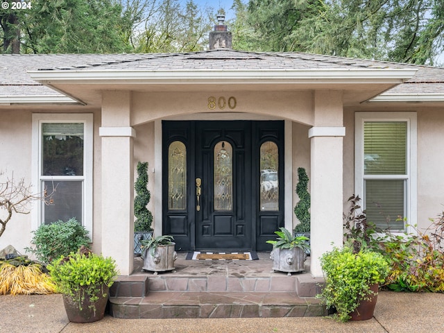 view of property entrance