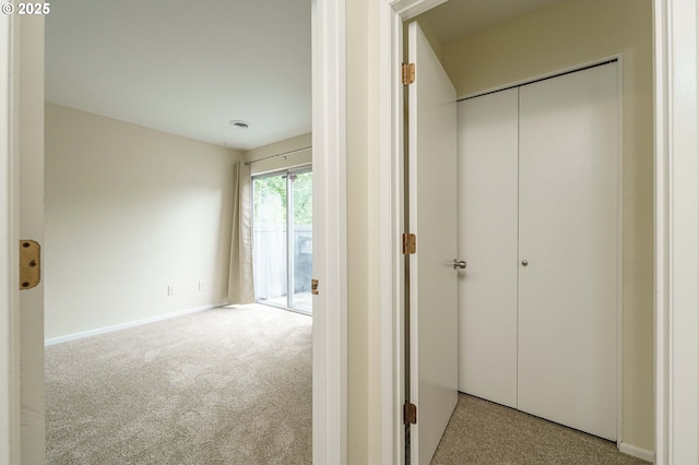 17760 NW Rolling Hill Ln, Beaverton, OR 97006 - hallway with carpet floors and baseboards