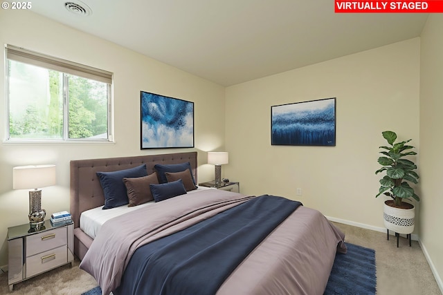 17760 NW Rolling Hill Ln, Beaverton, OR 97006 - bedroom with light carpet and baseboards