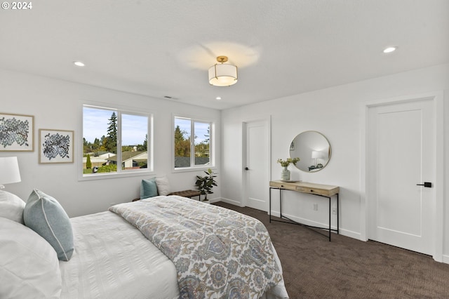 7617 SE Clackamas St, Milwaukie, OR 97222 - carpeted bedroom featuring recessed lighting and baseboards
