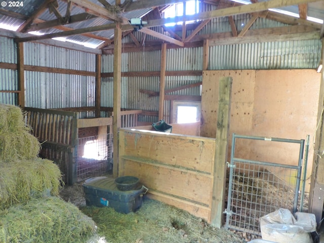 view of stable