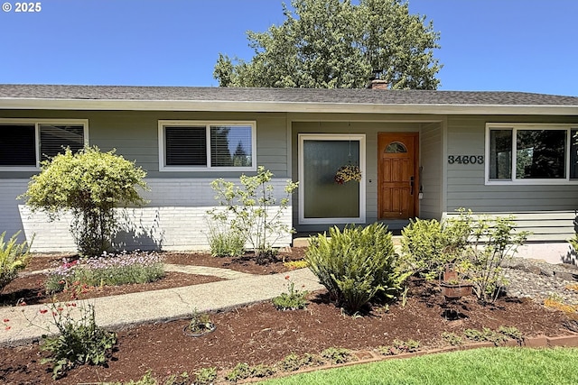 34603 SE Jarl Rd, Boring, OR 97009 - view of front of property with a chimney