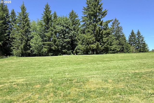 34603 SE Jarl Rd, Boring, OR 97009 - view of green lawn featuring a wooded view