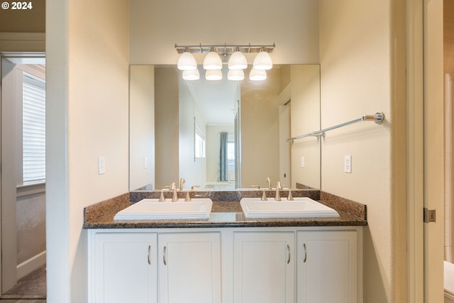 bathroom featuring vanity and plenty of natural light