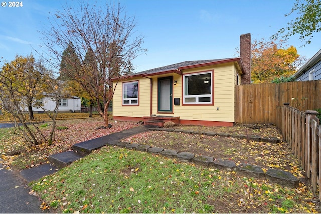 view of front of home