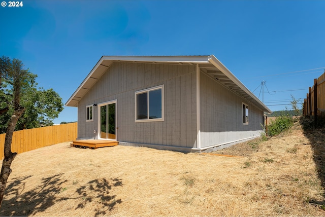 view of rear view of house