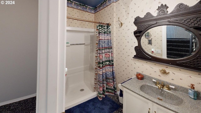 1545 Beach Ave, Brookings, OR 97415 - bathroom with vanity and walk in shower