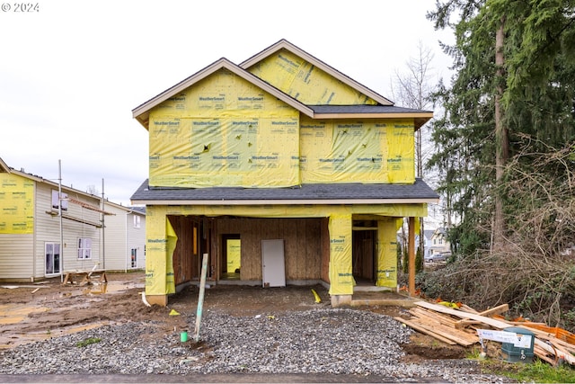 view of front of home