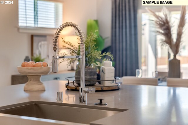 interior details with sink