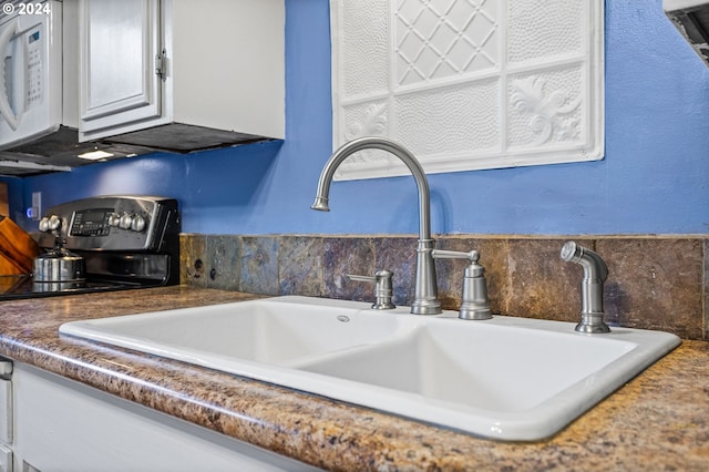 interior details with sink