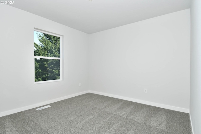 spare room featuring carpet flooring