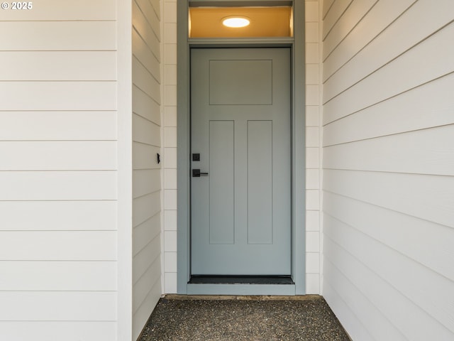 view of entrance to property