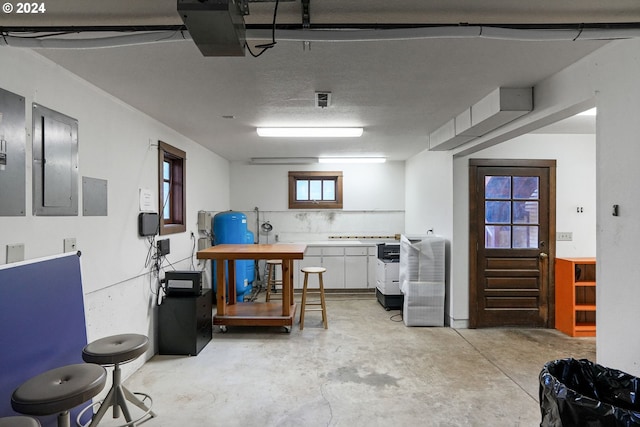 kitchen featuring electric panel