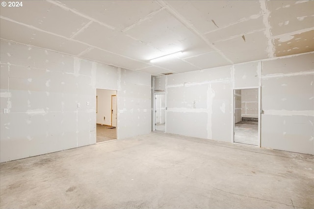 interior space with concrete flooring