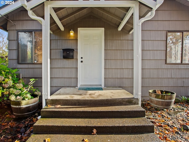 view of entrance to property