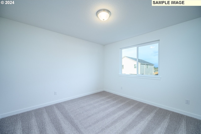 spare room with carpet flooring