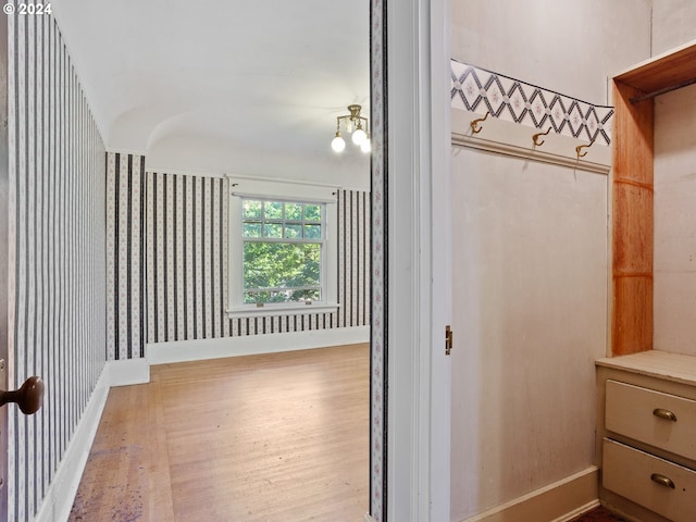 interior space featuring light hardwood / wood-style flooring