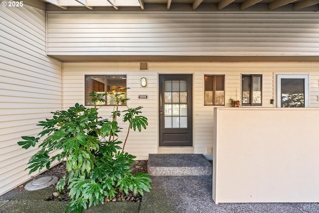 view of entrance to property