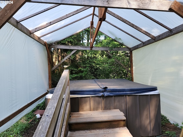 24361 S Upper Highland Rd, Colton, OR 97017 - deck featuring a hot tub