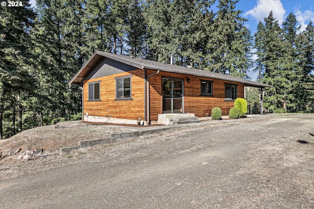 view of ranch-style home