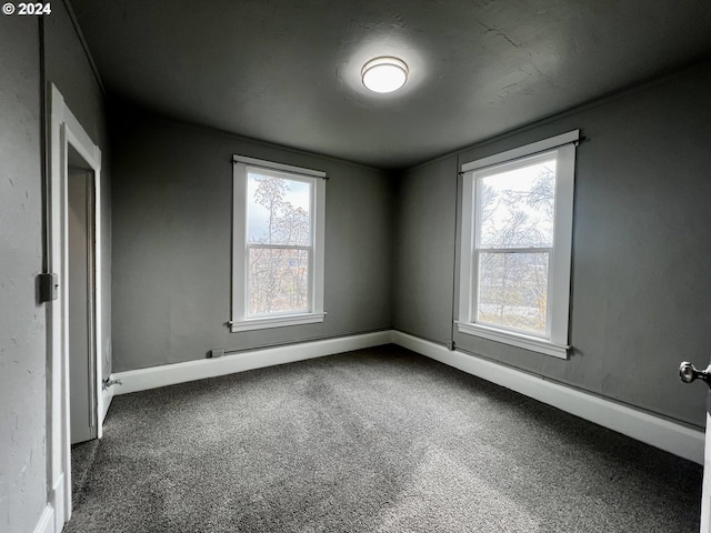 carpeted empty room featuring a healthy amount of sunlight