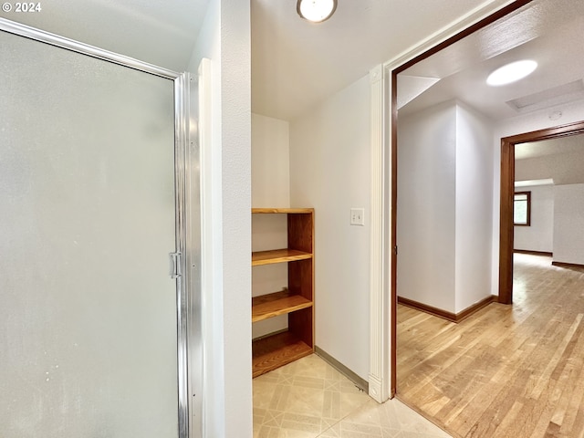 bathroom with walk in shower