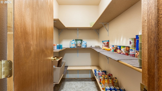 view of pantry