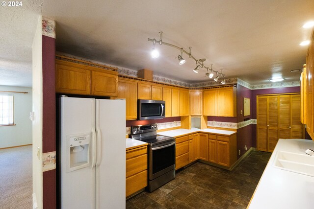 kitchen with stainless steel appliances and sink