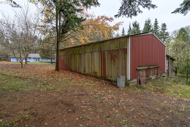 view of outbuilding