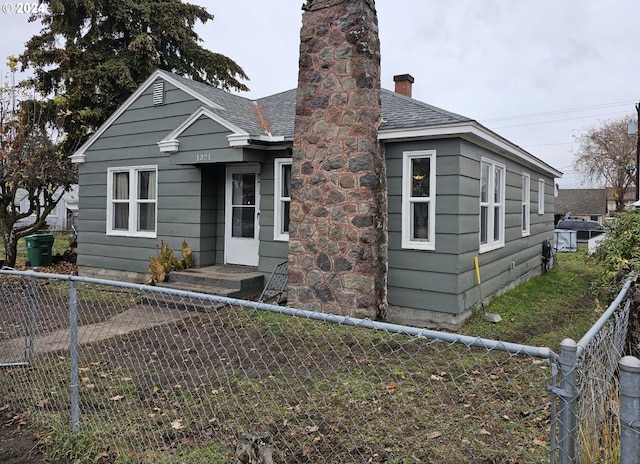 view of bungalow-style home