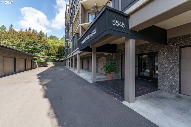 exterior space with a balcony