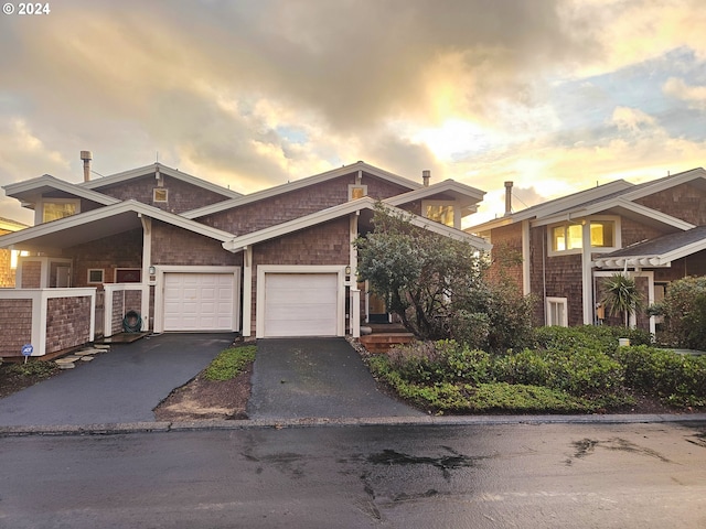 craftsman-style house featuring a garage