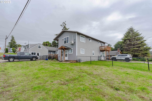 exterior space with a lawn