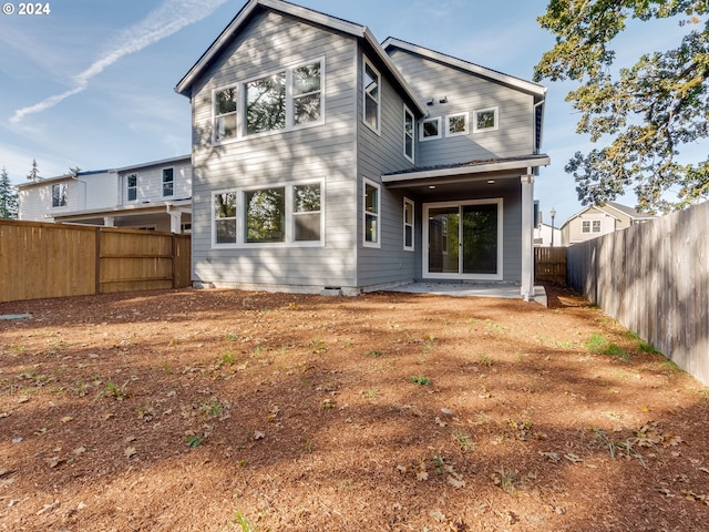 view of back of property