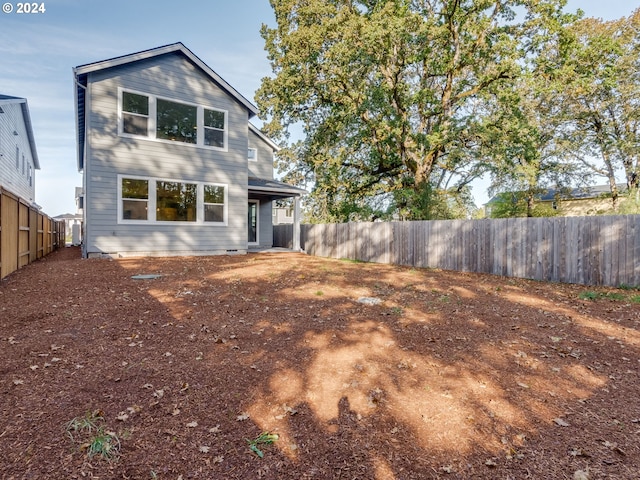 view of rear view of property