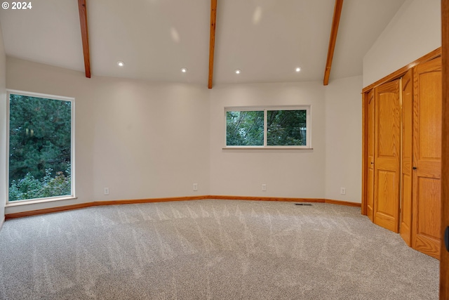 spacious closet with carpet floors