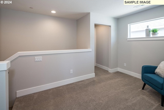 unfurnished room featuring carpet floors