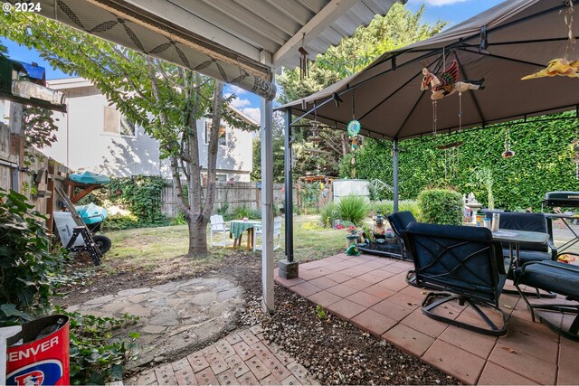 view of patio / terrace with grilling area