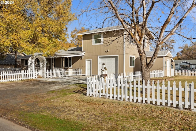 view of front of home